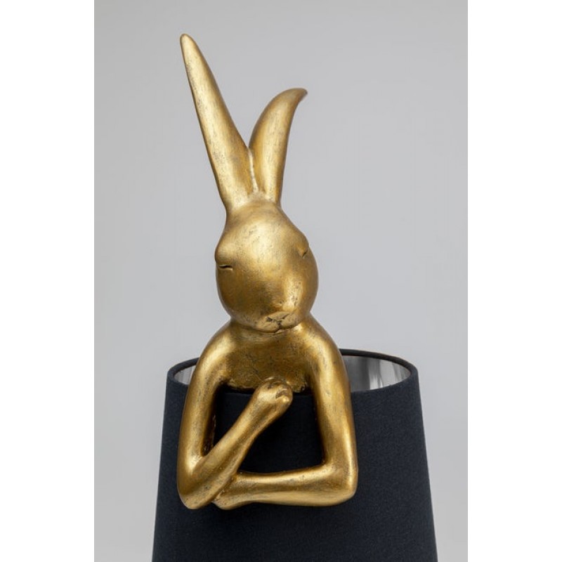 Table Lamp Animal Rabbit Gold/Black 68cm